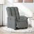 Fotoliu rabatabil electric, gri închis, material textil GartenMobel Dekor
