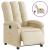Fotoliu rabatabil electric, crem, material textil GartenMobel Dekor