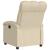 Fotoliu rabatabil electric, crem, material textil GartenMobel Dekor