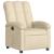 Fotoliu rabatabil electric, crem, material textil GartenMobel Dekor