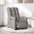 Fotoliu electric de masaj rabatabil, gri taupe, textil GartenMobel Dekor