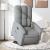 Fotoliu electric rabatabil cu ridicare, gri deschis, textil GartenMobel Dekor