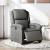 Fotoliu rabatabil electric, gri închis, material textil GartenMobel Dekor