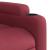Fotoliu rabatabil electric, roșu vin, material textil GartenMobel Dekor