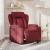 Fotoliu rabatabil electric, roșu vin, material textil GartenMobel Dekor