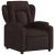 Fotoliu rabatabil electric, maro închis, material textil GartenMobel Dekor