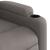 Fotoliu rabatabil electric, gri taupe, material textil GartenMobel Dekor