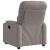 Fotoliu rabatabil electric, gri taupe, material textil GartenMobel Dekor