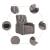 Fotoliu rabatabil electric, gri taupe, material textil GartenMobel Dekor