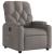 Fotoliu rabatabil electric, gri taupe, material textil GartenMobel Dekor