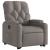 Fotoliu electric rabatabil cu ridicare, gri taupe, textil GartenMobel Dekor