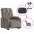 Fotoliu electric rabatabil cu ridicare, gri taupe, textil GartenMobel Dekor