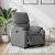 Fotoliu rabatabil electric, gri închis, material textil GartenMobel Dekor