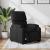 Fotoliu rabatabil electric, negru, material textil GartenMobel Dekor