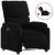 Fotoliu rabatabil electric, negru, material textil GartenMobel Dekor
