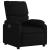 Fotoliu rabatabil electric, negru, material textil GartenMobel Dekor