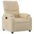 Fotoliu rabatabil electric, crem, material textil GartenMobel Dekor
