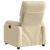 Fotoliu rabatabil electric, crem, material textil GartenMobel Dekor