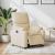 Fotoliu rabatabil electric, crem, material textil GartenMobel Dekor