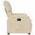 Fotoliu rabatabil electric, crem, material textil GartenMobel Dekor