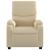 Fotoliu rabatabil electric, crem, material textil GartenMobel Dekor