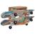 Suport skateboard de perete 25x20x30 cm lemn masiv de reciclat GartenMobel Dekor