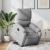 Fotoliu electric rabatabil cu ridicare, gri deschis, textil GartenMobel Dekor