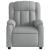 Fotoliu rabatabil electric, gri deschis, textil GartenMobel Dekor