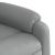 Fotoliu rabatabil electric, gri deschis, textil GartenMobel Dekor