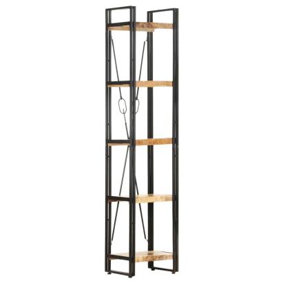 Bibliotecă cu 5 rafturi, 40x30x180 cm, lemn masiv mango GartenMobel Dekor