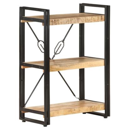 Bibliotecă cu 3 niveluri, 60x30x80 cm, lemn masiv de mango GartenMobel Dekor
