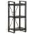 Bibliotecă cu 3 rafturi, negru, 40x30x80 cm, lemn masiv mango GartenMobel Dekor