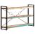 Bibliotecă cu 3 rafturi, 140x30x80 cm, lemn masiv reciclat GartenMobel Dekor