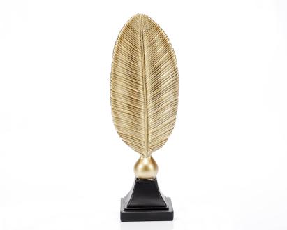 Statueta "Feather" Gold din rasina ComfortTravel Luggage