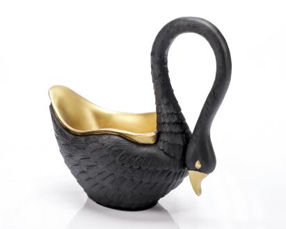 Vaza decorativa " Swan " neagra ComfortTravel Luggage
