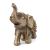 Statueta "Lucky Elephant" din rasina, Auriu, 15cm ComfortTravel Luggage