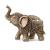 Statueta "Lucky Elephant" din rasina, Auriu, 15cm ComfortTravel Luggage