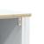Set mobilier baie „BERG”, 2 piese, alb, lemn masiv de pin GartenMobel Dekor