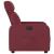 Fotoliu rabatabil electric, roșu vin, material textil GartenMobel Dekor