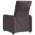 Fotoliu rabatabil electric, maro închis, material textil GartenMobel Dekor