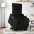 Fotoliu electric rabatabil cu ridicare, negru, textil GartenMobel Dekor