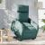 Fotoliu electric rabatabil cu ridicare, verde închis, textil GartenMobel Dekor