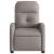 Fotoliu rabatabil electric, gri taupe, material textil GartenMobel Dekor
