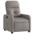 Fotoliu rabatabil electric, gri taupe, material textil GartenMobel Dekor