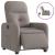 Fotoliu rabatabil electric, gri taupe, material textil GartenMobel Dekor