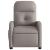 Fotoliu electric de masaj rabatabil, gri taupe, textil GartenMobel Dekor