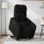 Fotoliu electric rabatabil cu ridicare, negru, textil GartenMobel Dekor