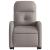 Fotoliu electric rabatabil cu ridicare, gri taupe, textil GartenMobel Dekor