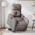 Fotoliu electric rabatabil cu ridicare, gri taupe, textil GartenMobel Dekor