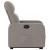 Fotoliu electric rabatabil cu ridicare, gri taupe, textil GartenMobel Dekor